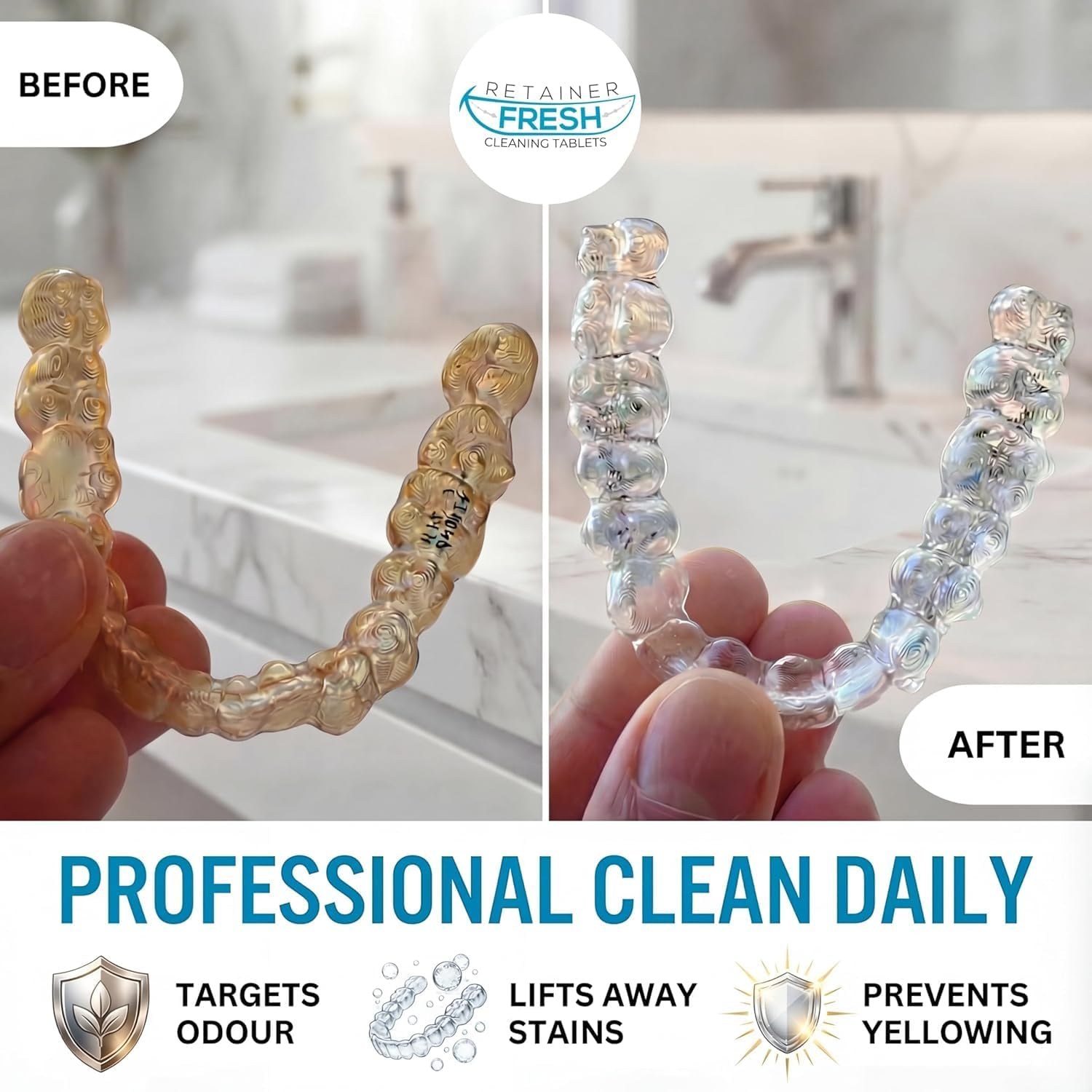 Retainer Fresh Cleaning Tablets (120 Tablets) — image 2