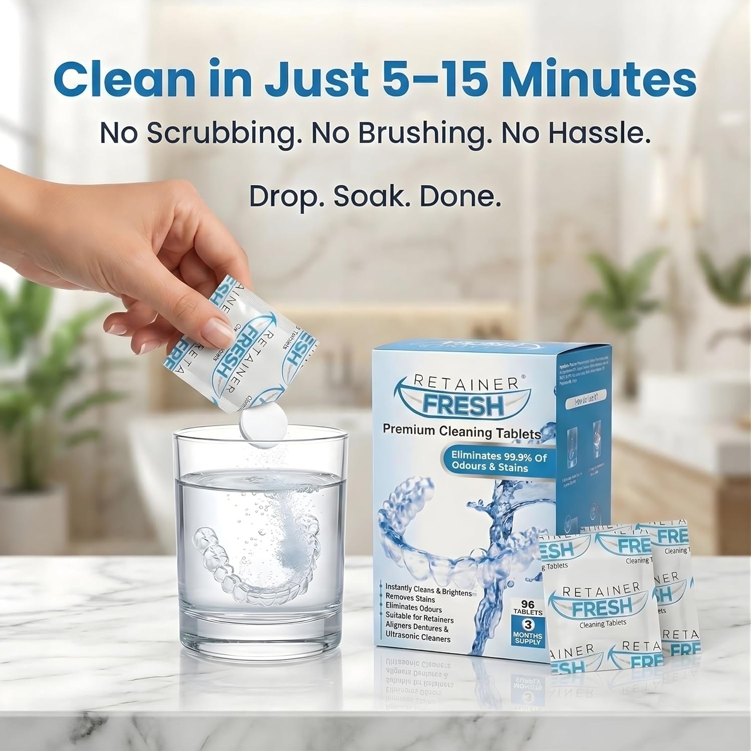 Retainer Fresh Cleaning Tablets (120 Tablets) — image 5