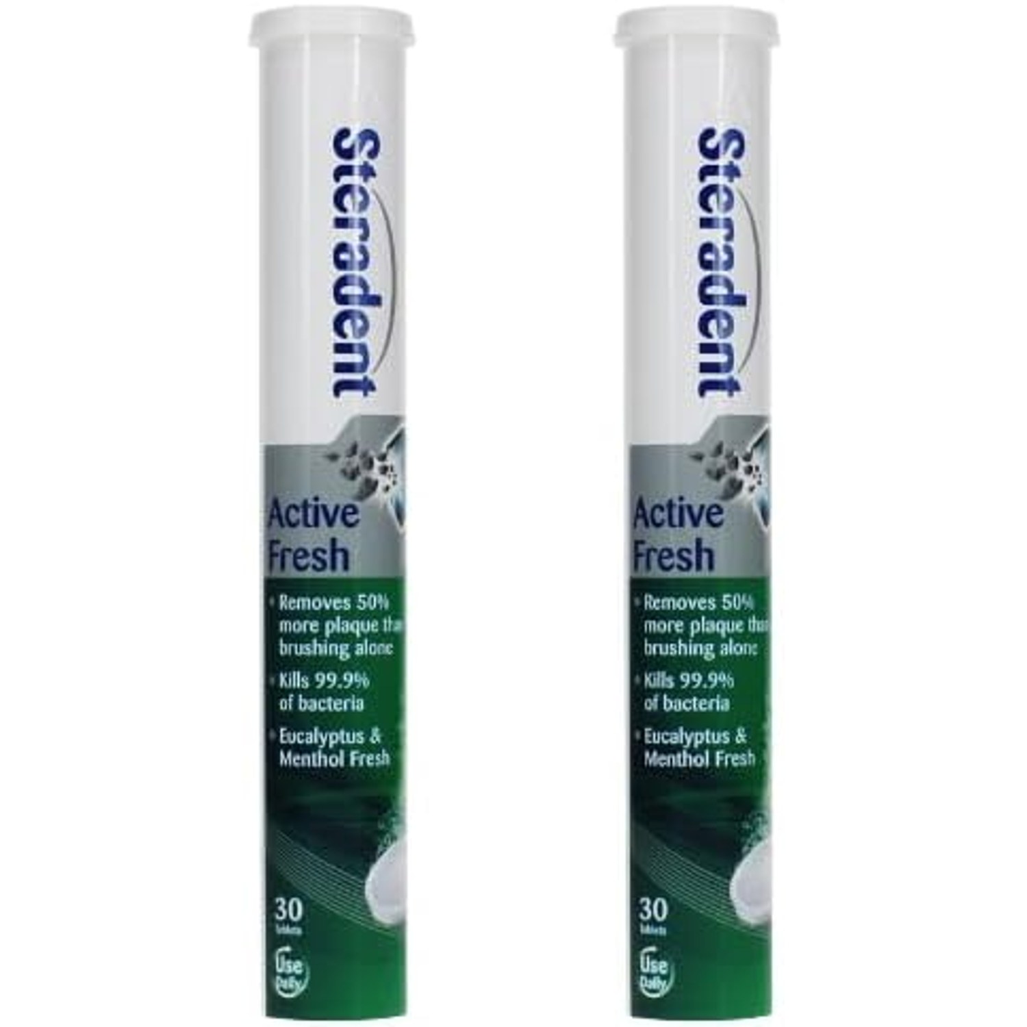 Steradent Active Fresh Denture Cleaning Tablets (60 Tablets, 2-Pack)