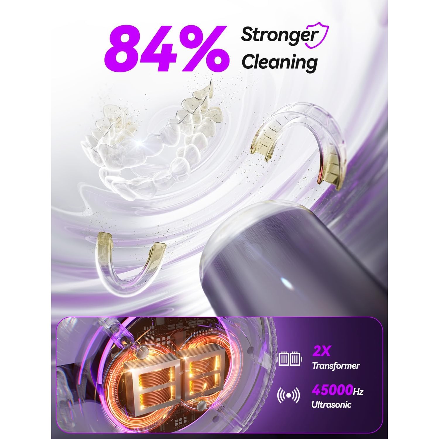 Beser Ultrasonic Retainer Cleaner (Warm White) — image 5