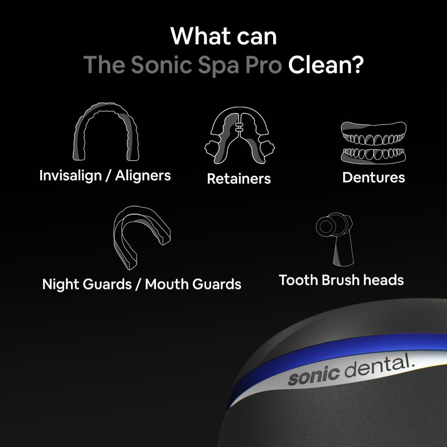 Sonic Pro Dental Cleaning Pod (Pearl White) — image 2