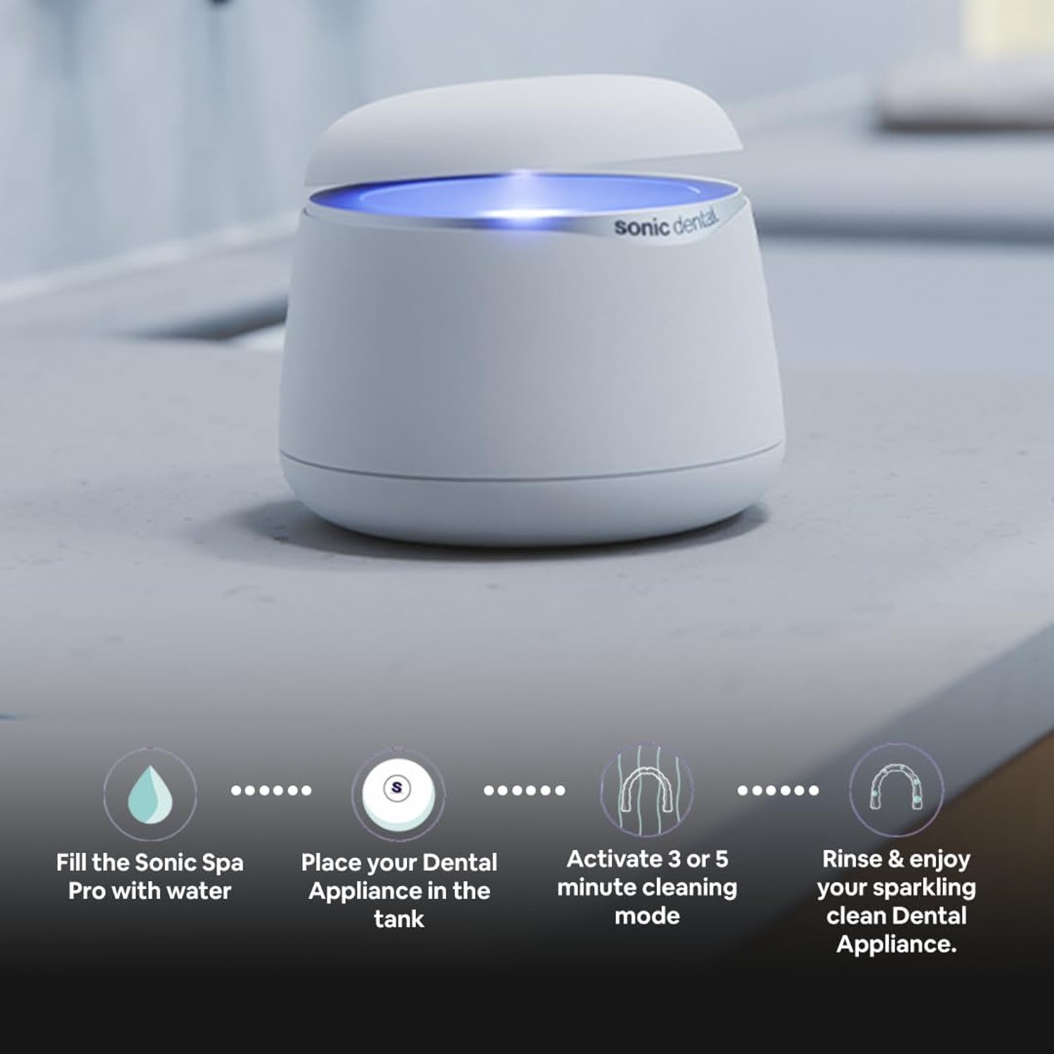 Sonic Pro Dental Cleaning Pod (Pearl White) — image 3